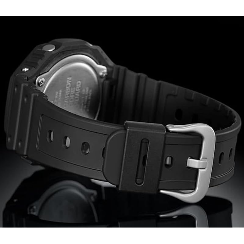 Casio G-Shock GA-2100-1A1 Analog-Digital All-Black Men's Watch with Carbon Core Guard [Used]