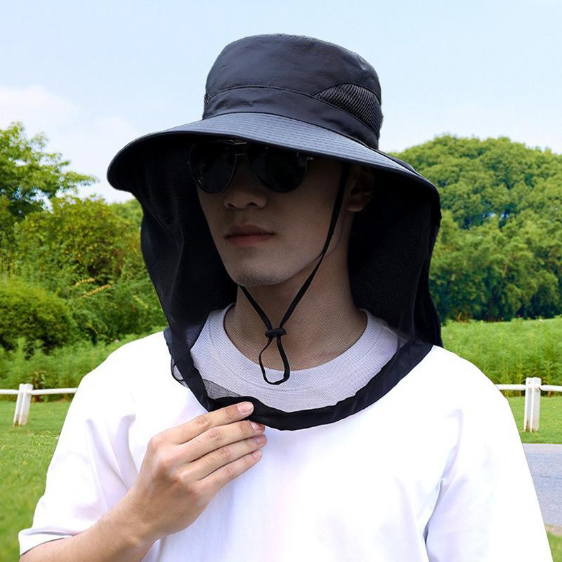 Mosquito Net Hat Foldable Insect Bee Repellent Lightweight Mesh Sun Shade for Outdoor Hiking Camping