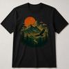 Mountain Eagle Graphic T-Shirt Outdoors Adventure Nature Lover Casual Tee Gift