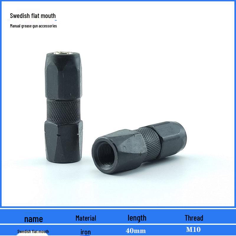 Comprehensive Grease Gun Accessory Kit with Nozzle, Manual, High-Pressure Pneumatic/Electric Tubes, Flexible Hose, Tip, Lock Pliers, and Flat Nozzle