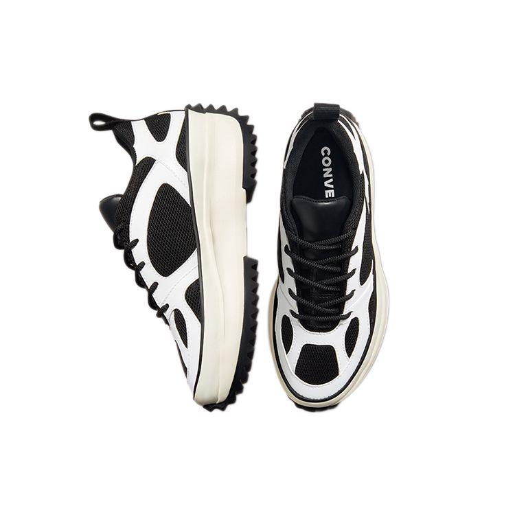 Converse Run Star Veloz Ox Low Top White Black Egret Unisex Platform Sneakers 171663C