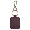 Elegant Leather Ring Holder Keychain Practical Leather Keychain with Pouch Essential Accessory for Active Lifestyles