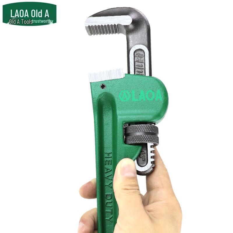 LAOA German Style Heavy-Duty Pipe Wrench