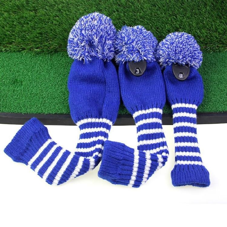 3pcs Protective Golf Club Headcover Soft Durability Universals Golf Club Cover for Drivers Soft Inner Lining