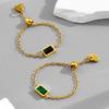 Liebe Schmetterling Geometrisches Design Anhänger Armband Damen Titanstahl Kein Verblassen Schmuck Valentinstag Geburtstagsgeschenk