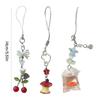 Fruit Key Ornament Unique Hanging Decors Delicate Fish Pendant Key Adornment Stylish Bag Charm for Various Occasion