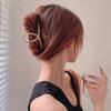 Einzelne Elegante Legierung Haarklammer für Damen Goldfarben Minimalistisches Design Mittlere Größe Sicherer Halt Tägliches Styling Formelle Anlässe