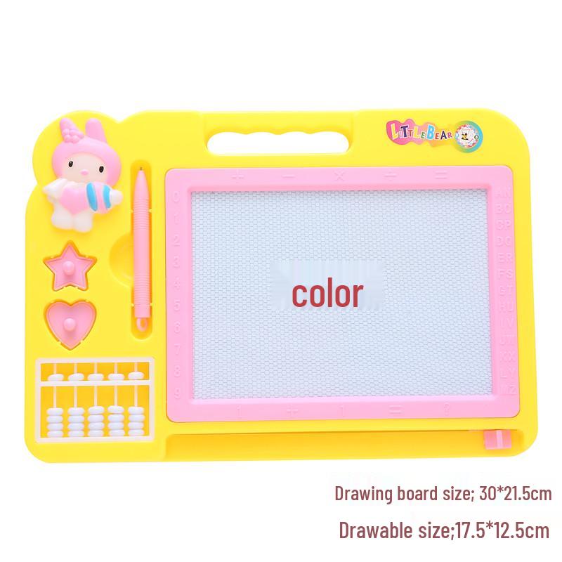 Großes magnetisches Zeichenbrett für Kinder - Buntes Graffiti- und Schreibspielzeug mit Stift