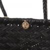 Dragon Diffusion 8811 Black Bamboo Triple Jump Small Tote Bag