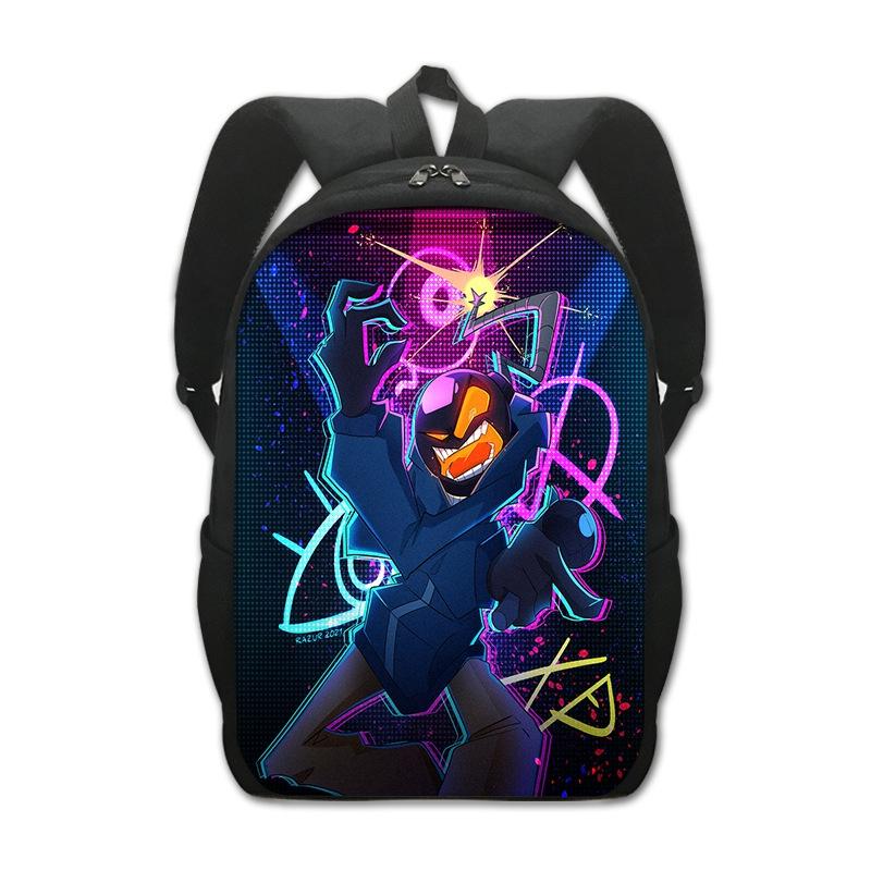 Stylish Friday Night Funkin Backpack For Cartoon Game Fans With Adjustable Straps