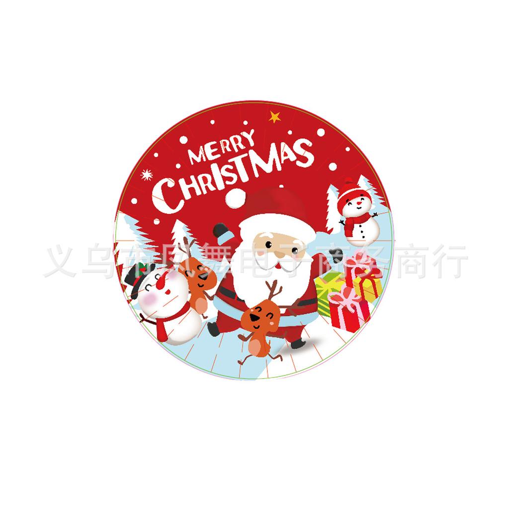 Foreign Trade Christmas Party Supplies Paper Plate Paper Cup Paper Towel Disposable Knife And Fork Birthday Set Tableware