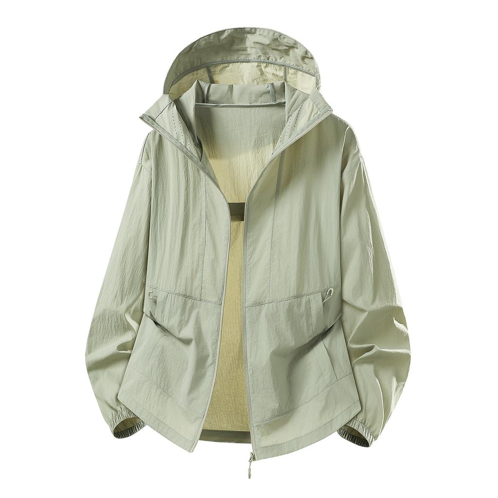 Lightweight ice silk sunscreen clothing 1011 new outdoor UV protection thin sunscreen clothing men's light and breathable