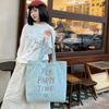 Large capacity feminine bag  Korean style  simple tote  casual and lazy letter  new  for autumn and winter