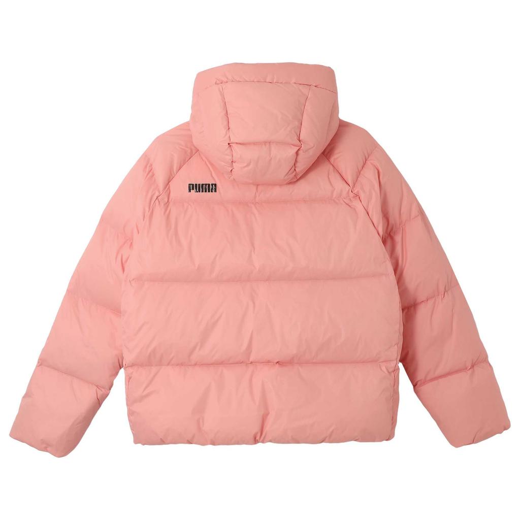 Puma Hooded Ultra Down Puffer Jacket Warm Comfortable Lightweight Breathable Down Jacket Women Jacket Peach-Pink 678342-63