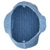 Tods Frontlogo Verstellbarer Schultergurt Raffia Tragetasche Einkaufstasche Schulter Handtasche Mini Damen-Tragetaschen Hellblau XBWEBLF0100RGM3L20