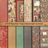 Vintage Magic Forest Decorative Stickers - 12 Sheets of Court Figure Designs for Journaling