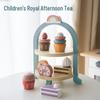 Royal Afternoon Tea Wooden Pretend Play Set for Kids - Enhances Social Skills and Family Interaction
