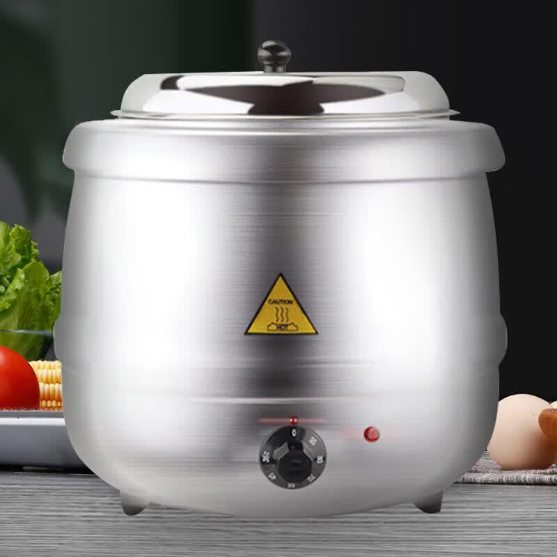 Commercial Electric Stainless Steel Soup Warmer & Dispenser