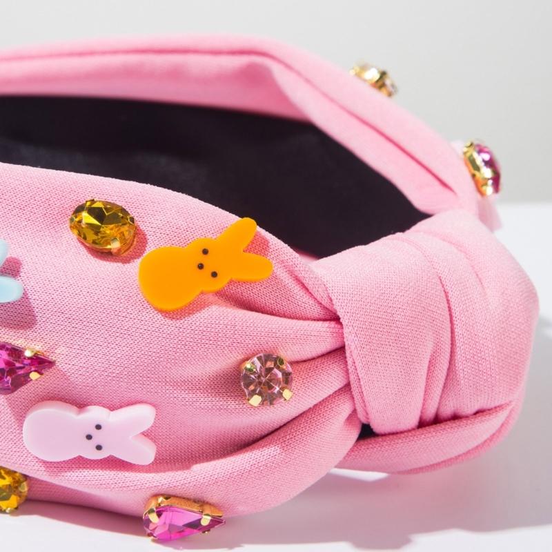 Luxurious Blingbling Headband Eye-catching Headwear Easter Party Photo Props Women Headwear Cosplay Accessories