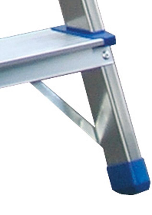 Free-Standing Aluminum Ladder 226 Cm 6 Steps + Platform - Dr1106