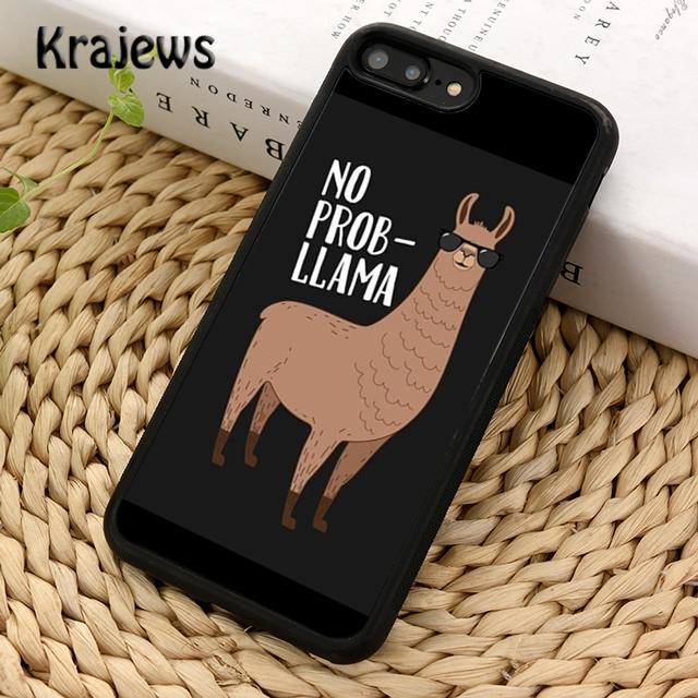 Krajews cute no drama llama lama Phone Case Cover For IPhone 18 17 Air 16 15 14 plus 11 12 13 pro max coque Shell Fundas