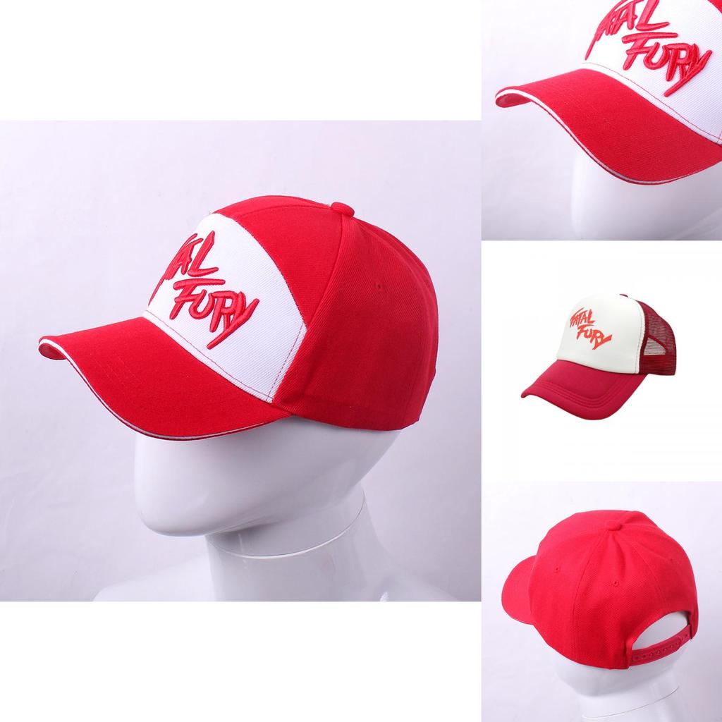 Fatal Fury Terry Bogard Inspired Embroidered Cotton Hat For Hip Hop And Street Style