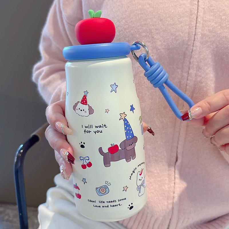 

Children s thermos cup Portable student water cup Tea separation High value gift cup 4