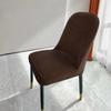 New Velvet Chair Slipcovers Solid Color Universal Seat Case Washable Adjustable Elastic Stool Covers Dining Room