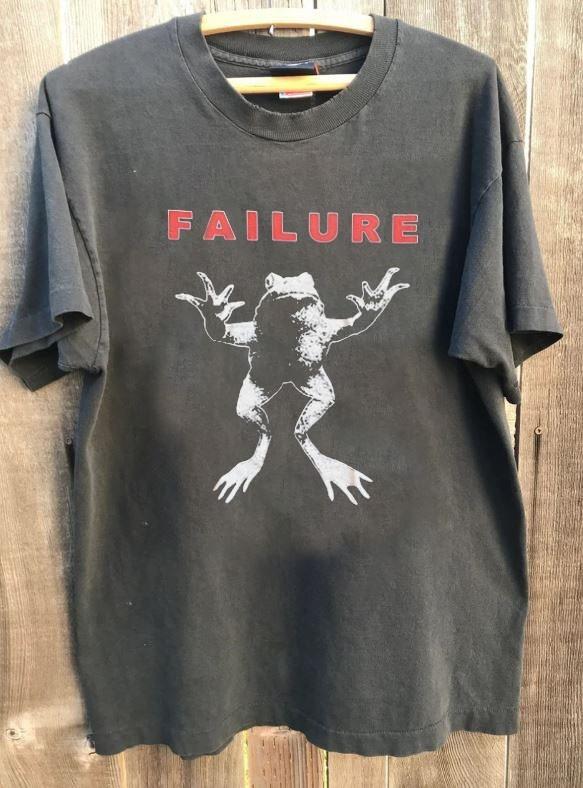 Failure Rock Band 90s Retro Graphic Charcoal Color Unisex Shirt KH16800 M