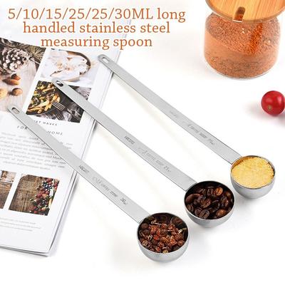 Cuchara de Café de Acero Inoxidable 5/10/15/20/25/30ML Cuchara Medidora de Café Gadget de Cocina