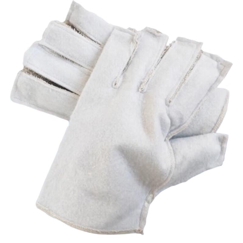 Laogong HC-38 White Canvas Fleece-Lined Work Gloves