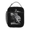 Paul Walker Street Racingss Lunch Bag Reusable Portable Cooler Thermal Lunch Box Oxford Bento Tote Bag for Work Travel Picnic