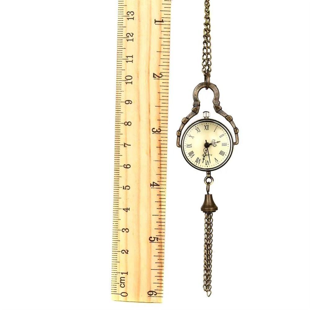 Transparent Pocket Watch Ball Shape Necklace Clock Fashion Vintage Quartz Fob Jewelry Gifts