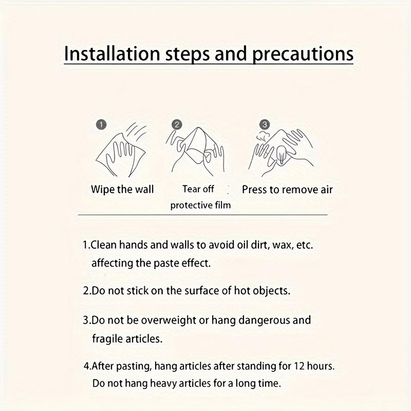 A Set Of Six Transparent Hooks, A Towel Rack For The Bathroom, Adhesive Hooks Without Drilling, A Storage Rack Behind The Door, Waterproof Strong