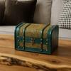 Antique Finish Wooden Storage Box Antique Home Decoration Box Jewelry Keepsakes Box  Wedding Gift
