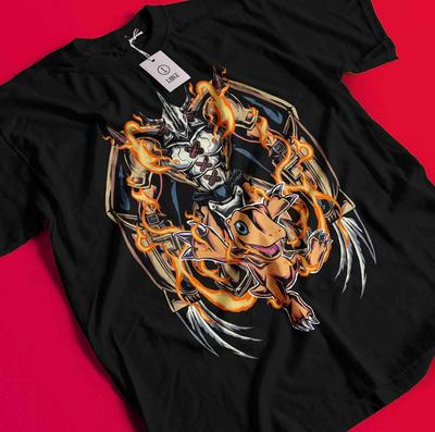 Anime Shirt Fire Style / Streetwear / Japan Style / Unisex / 100% Cotton Tshirt Manga Tee