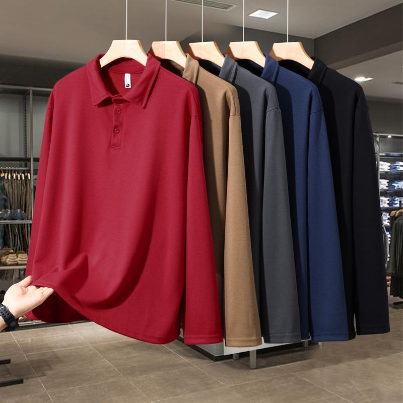 Plus Size 5XL-13XL Autumn Oversize Long Sleeve Tops for Men POLO Pullovers Casual Men's Sweatshirts
