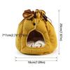 Soft Warm Small Pet Sleeping House Bite Resistant Pet Hanging Hammock  Indoor Winter