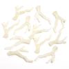 20pcs/lot Deer Horn Shaped Imitation Coral Acrylic Beads Loose Beads For Jewelry Making DIY Charms Accessories