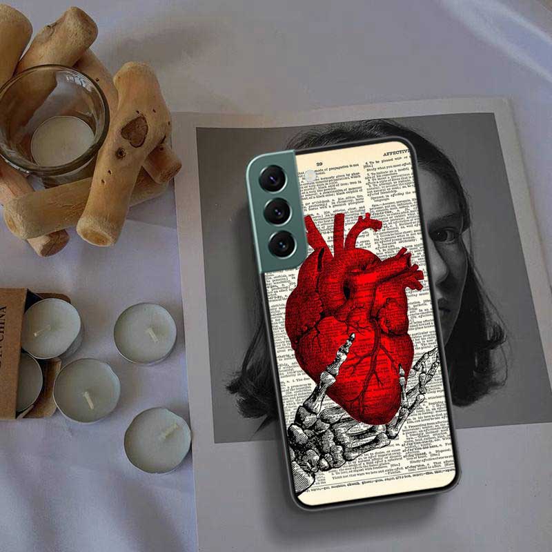 

Чехол для телефона с изображением органа анатомии человека для Samsung A02 A03 A03S A04 A04S Galaxy A55 A35 A25 A15 S10 Lite A9 A8 A7 A6 Plus A90 Samsung A35 5G