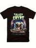 Maglietta Grafica Horror Tales From the Crypt Cotone Morbido Retrò Spaventosa Unisex
