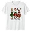 Just A Jolly Goose Christmas Holiday Geese Unisexs Unisexs Graphic Tee