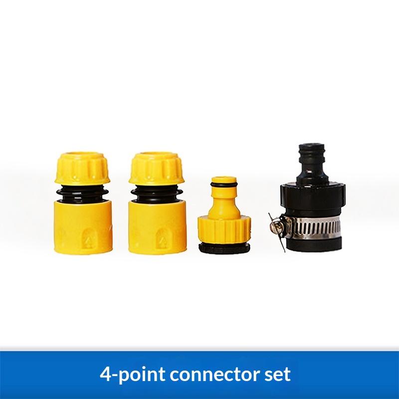 Connettore Rapido per Tubo da Giardino 3/4 e 1/2 Pollice Filettatura per Rubinetto da Giardino Adattatore per Rubinetto per Irrigazione del Giardino