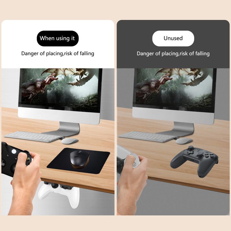 Gamepad Hook Holder For Xboxseries S/X Hanging Hanger Bracket For Xbox One/Xbox 360 Controller Storage Rack Under Desk Stand