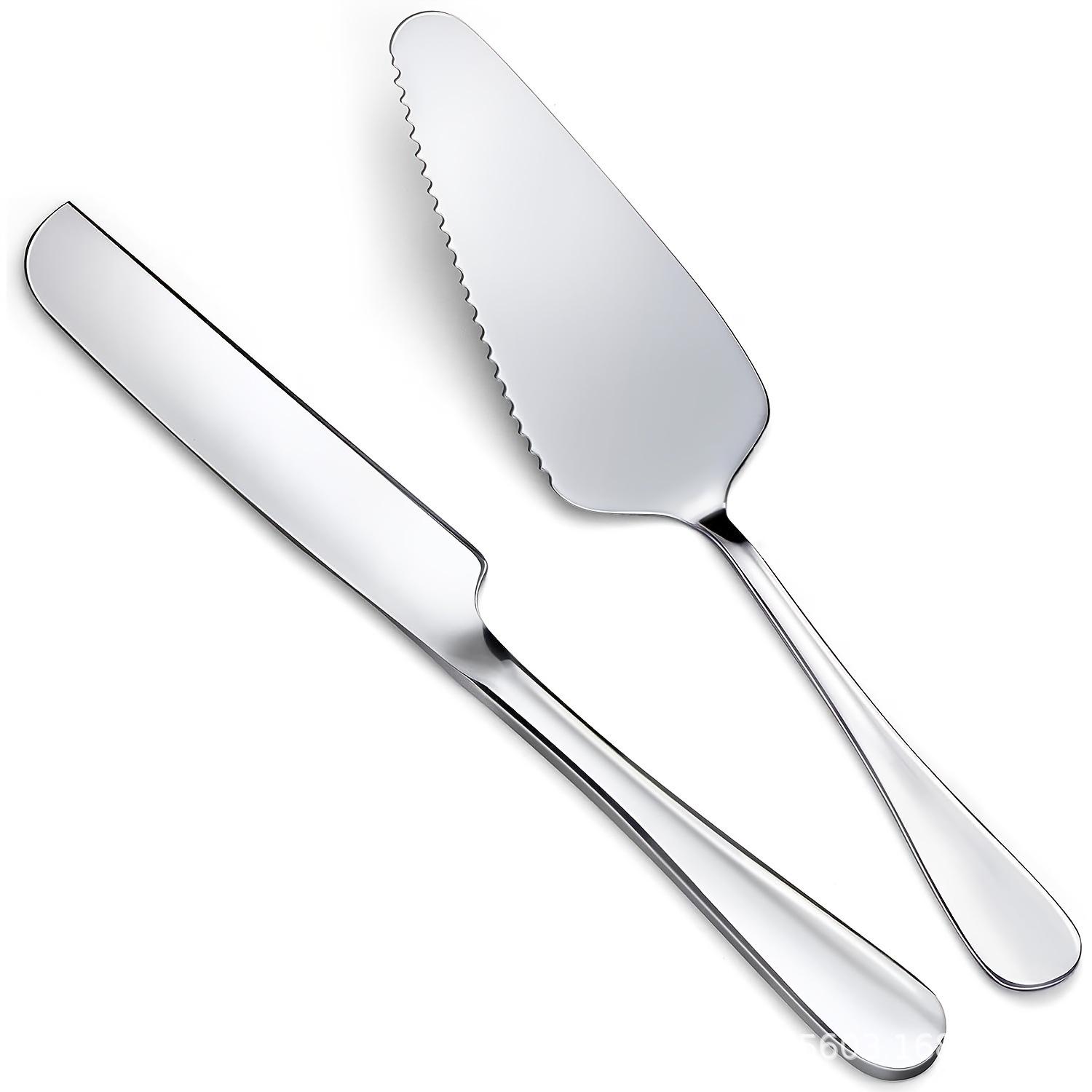 

Набор ножа и лопатки для торта 1010 для выпечки в западном ресторане и отеле Silver Set