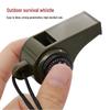 7-in-1 Multi-Purpose Survival Whistle with Compass & Thermometer for Outdoor Rescue
