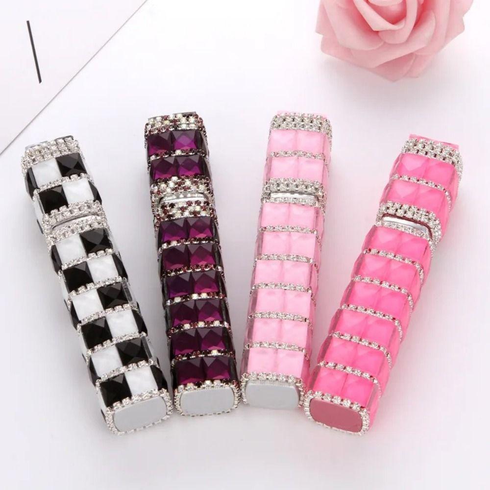 Refillable Perfume Bottle Rhinestones Cosmetic Container Safety Spray Bottle Outgoing