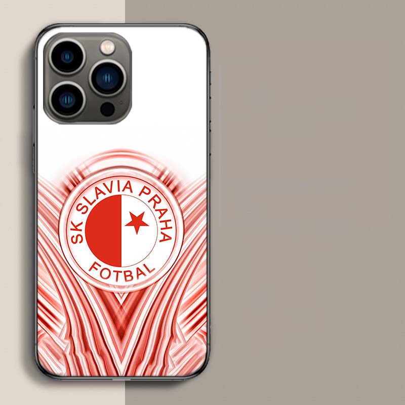 Sk Slavia Praha Czech Republic Phone Case For Apple Iphone 16E 16 17 Pro Max Air 15 Pro 14 Plus 12 13 Mini Cover Cute Fu