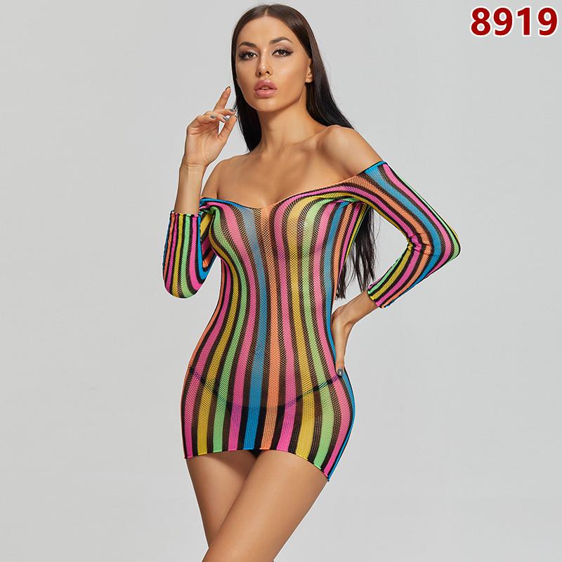 Hot Sexy Fishnet Bodysuit Women Crotchless Porn Tights Lingerie Ladies Full Bodystockings Erotic Mesh Clothes Nightclubs Sex Set