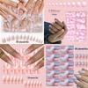 120 Gradient Color Removable Press-On Nails - Finished, Wearable, False Nail Tips